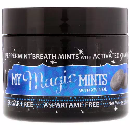 My Magic Mud, My Magic Mints with Xylitol and Activated Charcoal, Peppermint, 1.23 oz (35 g) Review