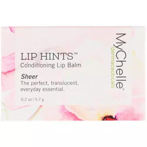 MyChelle Dermaceuticals, Lip Hints Conditioning Lip Balm, Sheer, 0.2 oz (5.7 g) Review
