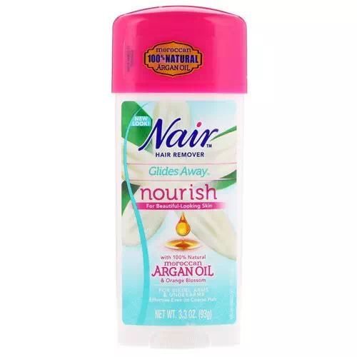 Nair, Hair Remover, Glides Away, Nourish, For Bikini, Arms & Underarms, 3.3 oz (93 g) Review