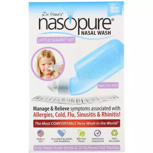 Nasopure, Nasal Wash System, Little Squirt Kit, 1 Kit Review