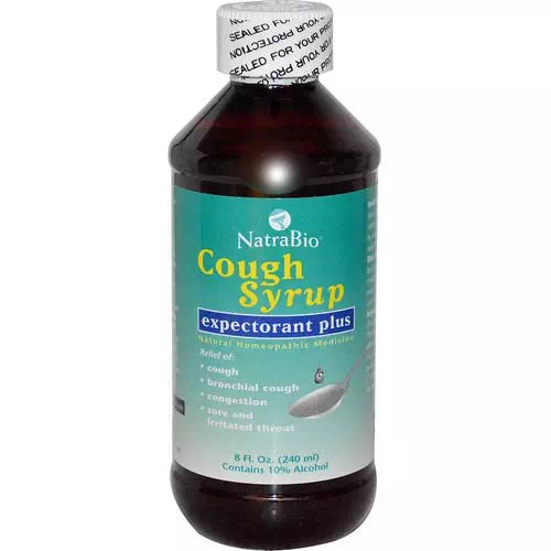 NatraBio, Cough Syrup, Expectorant Plus, 8 fl oz (240 ml) Review
