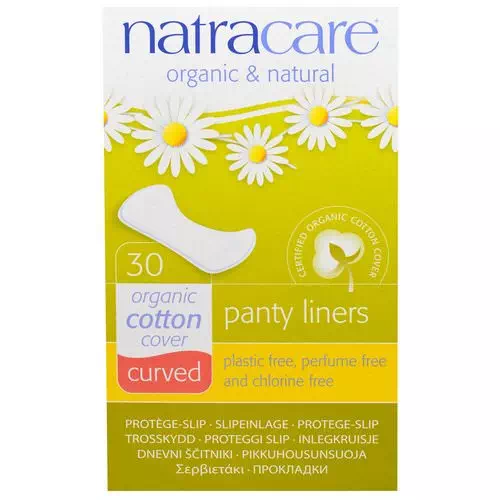 Natracare, Organic & Natural Panty Liners, Curved, 30 Liners Review