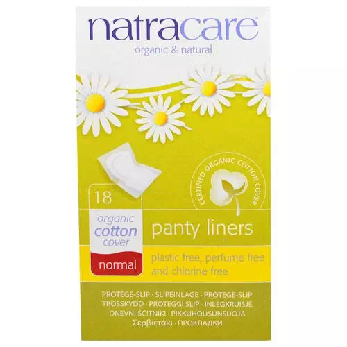 Natracare, Organic & Natural Panty Liners, Normal, 18 Panty Liners Review