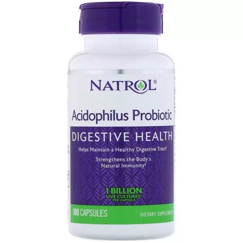 Natrol, Acidophilus Probiotic, 1 Billion, 100 Capsules Review