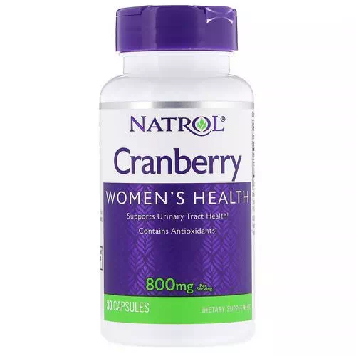 Natrol, Cranberry, 800 mg, 30 Capsules Review