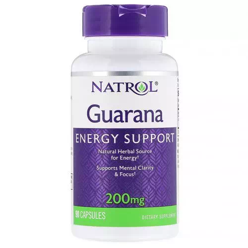 Natrol, Guarana, 200 mg, 90 Capsules Review