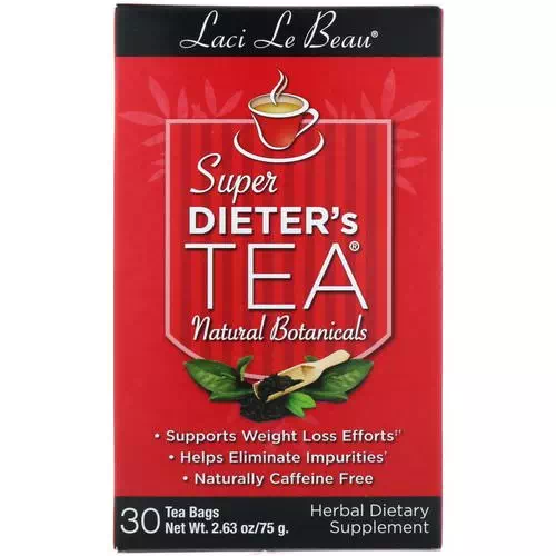 Natrol, Laci Le Beau, Super Dieter's Tea, Natural Botanicals, 30 Tea Bags, 2.63 oz (75 g) Review