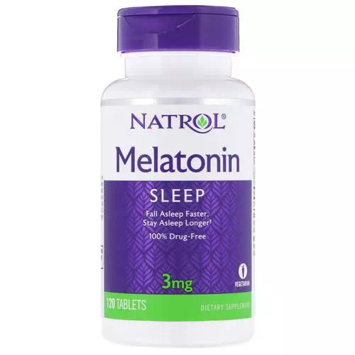 Natrol, Melatonin, 3 mg, 120 Tablets Review