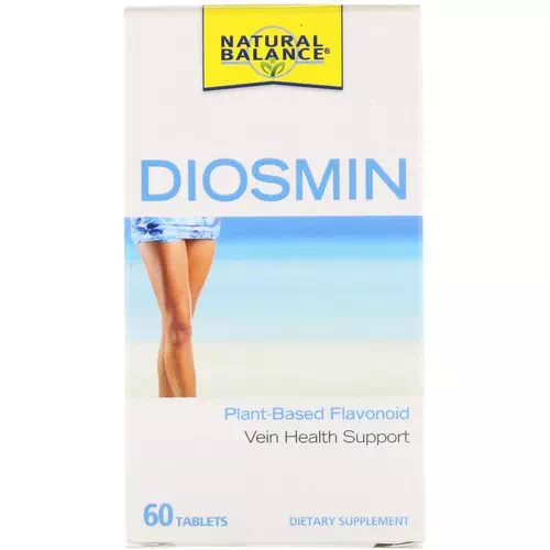 Natural Balance, Diosmin, Vein Health Support, 60 Tablets Review