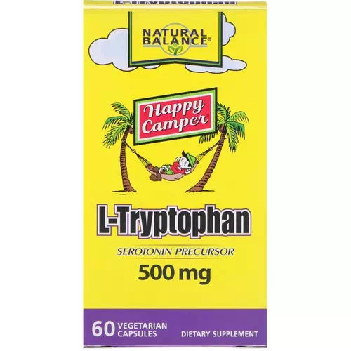 Natural Balance, L-Tryptophan, 500 mg, 60 Vegetarian Capsules Review