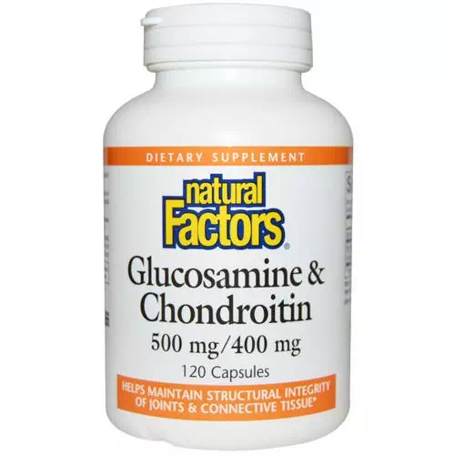 Natural Factors, Glucosamine & Chondroitin, 500 mg/400 mg, 120 Capsules Review