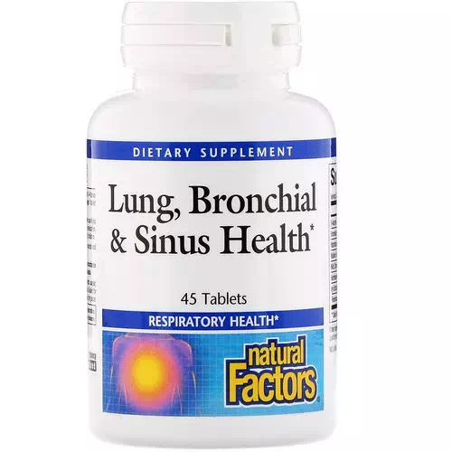 Natural Factors, Lung, Bronchial & Sinus Health, 45 Tablets Review