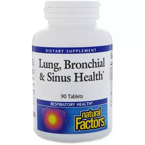 Natural Factors, Lung, Bronchial & Sinus Health, 90 Tablets Review