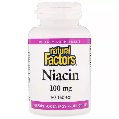 Natural Factors, Niacin, 100 mg, 90 Tablets Review