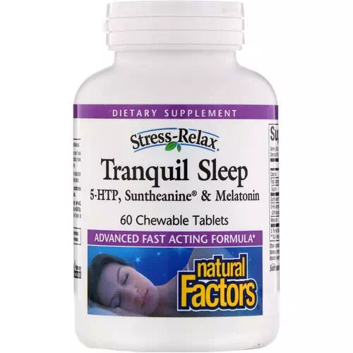 Natural Factors, Stress-Relax, Tranquil Sleep, 60 Chewable Tablets Review