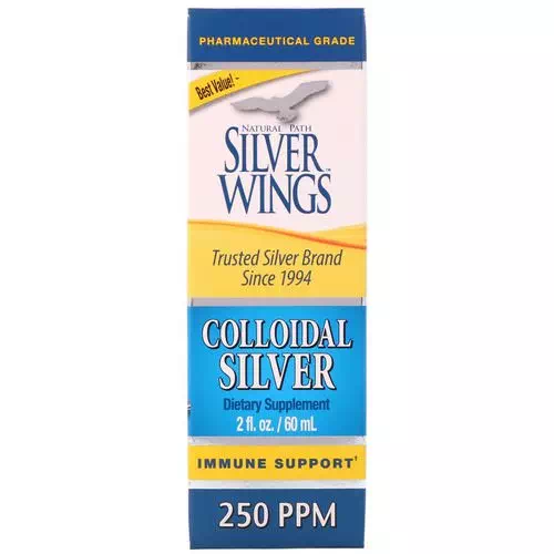 Natural Path Silver Wings, Colloidal Silver, 250 ppm, 2 fl oz (60 ml) Review