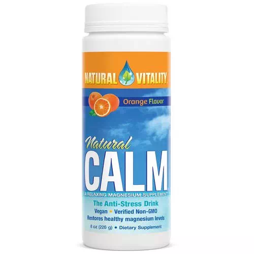 Natural Vitality, Natural Calm, The Anti-Stress Drink, Orange Flavor, 8 oz (226 g) Review