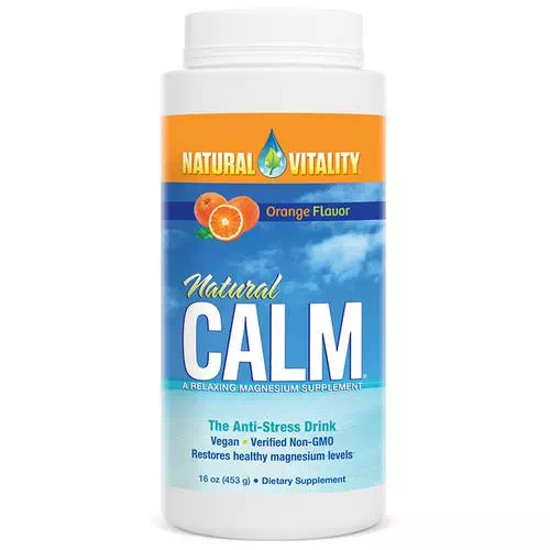 Natural Vitality, Natural Calm, The Anti-Stress Drink, Organic Orange Flavor, 16 oz (453 g) Review