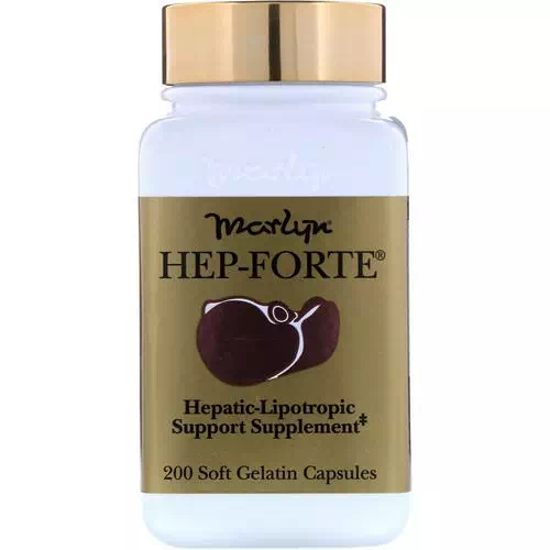 Naturally Vitamins, Marlyn, Hep-Forte, 200 Soft Gelatin Capsules Review