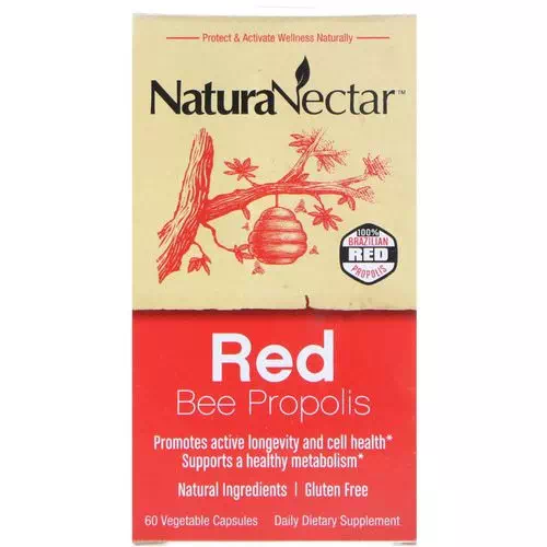 NaturaNectar, Red Bee Propolis, 60 Vegetable Capsules Review