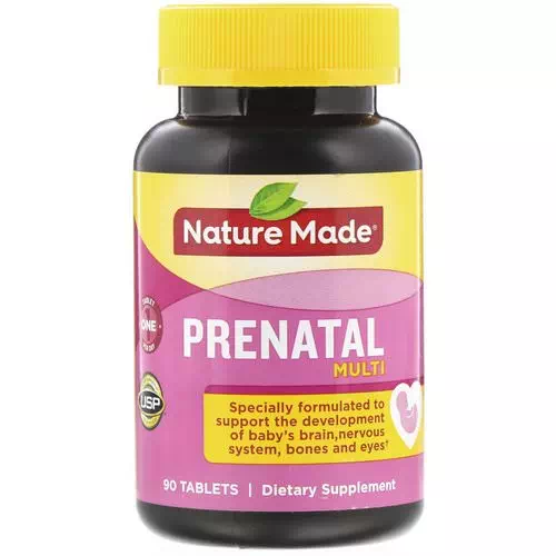 Nature Made, Multi Prenatal, 90 Tablets Review