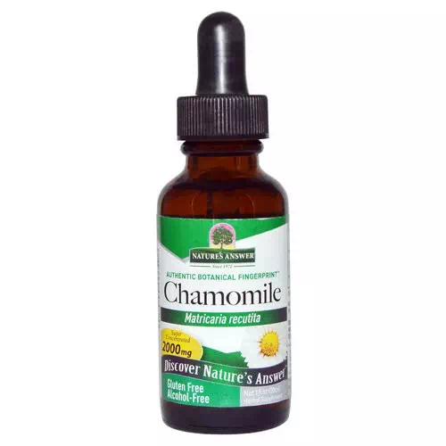 Nature's Answer, Chamomile, Alcohol-Free, 1 fl oz (30 ml) Review