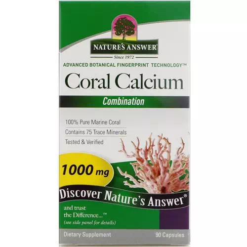 Nature's Answer, Coral Calcium, Combination, 1000 mg, 90 Capsules Review