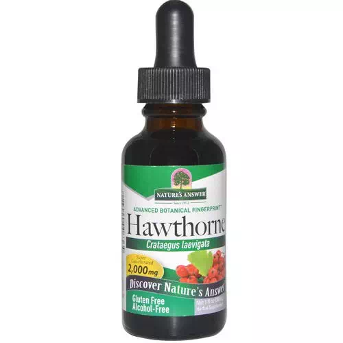 Nature's Answer, Hawthorne, Alcohol-Free, 2000 mg, 1 fl oz (30 ml) Review