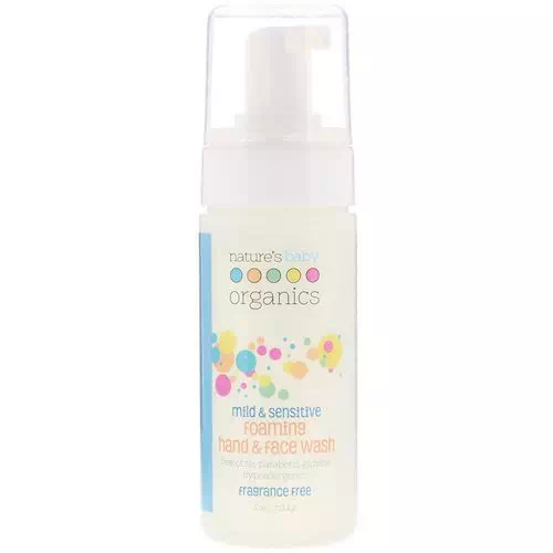 Nature's Baby Organics, Mild & Sensitive, Foaming Hand & Face Wash, Fragrance Free, 4 oz (113.4 g) Review