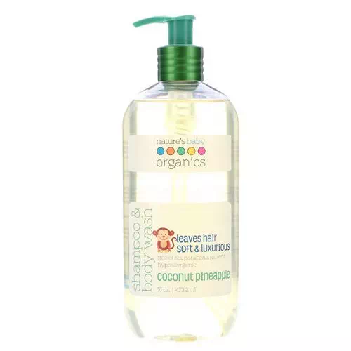 Nature's Baby Organics, Shampoo & Body Wash, Coconut Pineapple, 16 oz (473.2 ml) Review