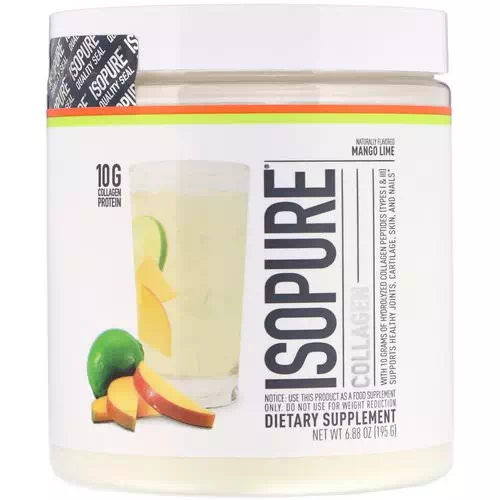 Nature's Best, IsoPure, Collagen, Mango Lime, 6.88 oz (195 g) Review