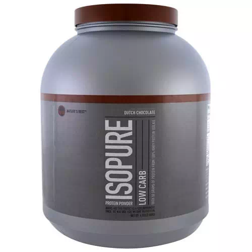 Nature's Best, IsoPure, Low Carb Protein Powder, Dutch Chocolate, 4.5 lbs (2.04 kg) Review
