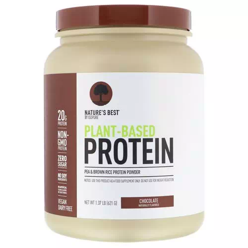 Nature's Best, IsoPure, Plant-Based Protein, Chocolate, 1.37 lb (621 g) Review