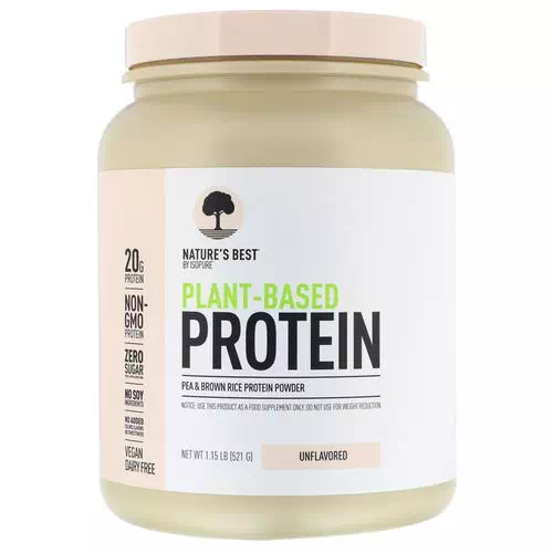 Nature's Best, IsoPure, Plant-Based Protein, Unflavored, 1.15 lb (521 g) Review