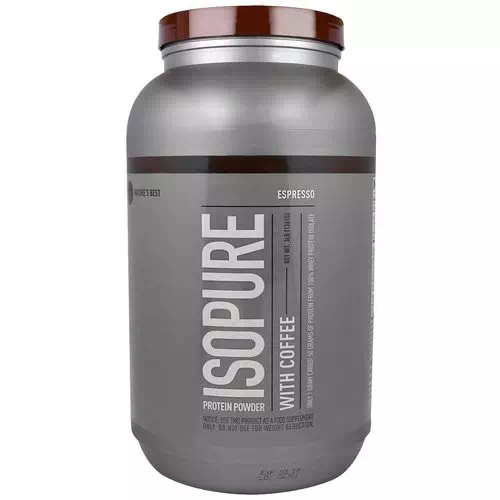 Nature's Best, IsoPure, Protein Powder with Coffee, Espresso, 3 lb (1361 g) Review