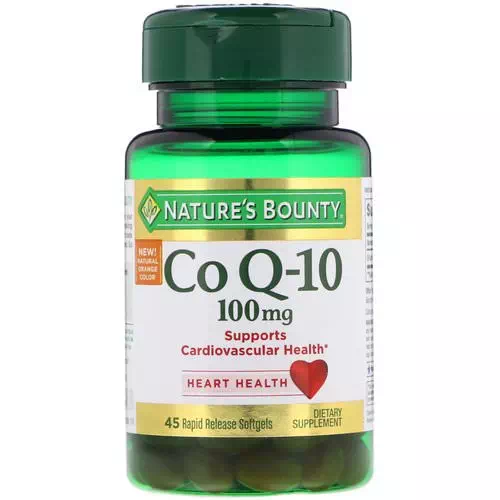 Nature's Bounty, Co Q-10, 100 mg, 45 Rapid Release Softgels Review