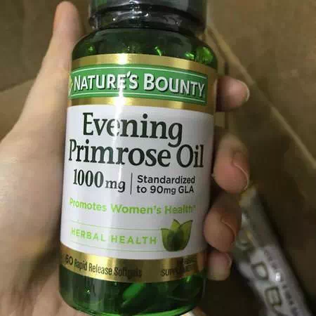 Supplements Women's Health Evening Primrose Oil Laboratory Tested Nature's Bounty