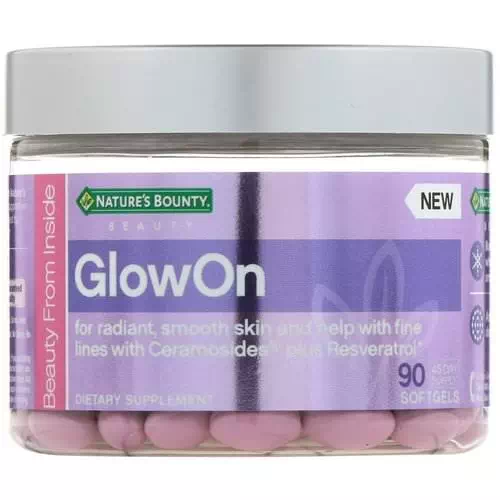 Nature's Bounty, GlowOn, 90 Softgels Review