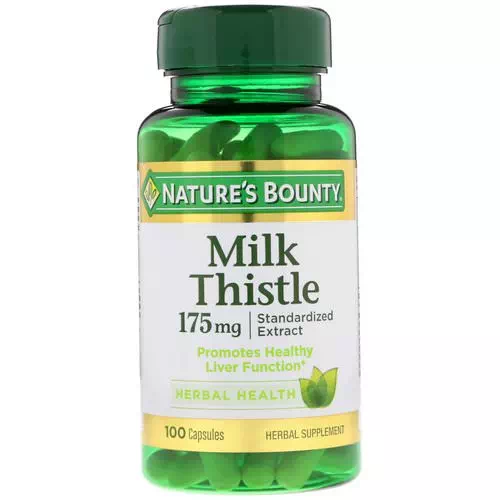 Nature's Bounty, Milk Thistle, 175 mg, 100 Capsules Review