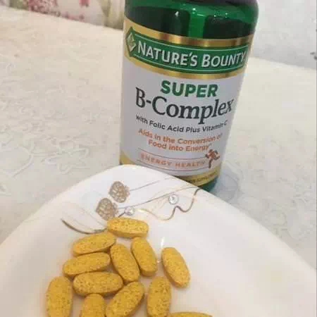 Nature's Bounty, Vitamin B Complex, Folic Acid