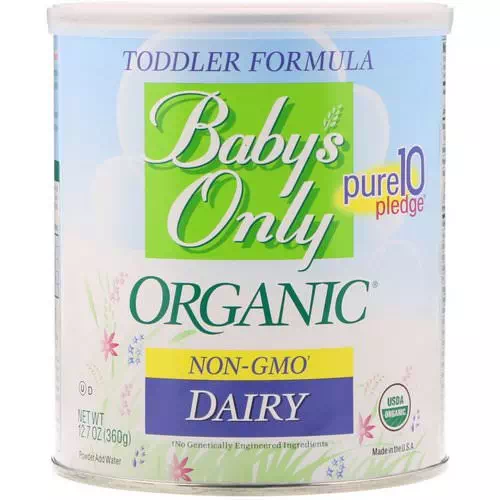 Nature's One, Baby's Only Organic, Toddler Formula, Dairy, 12.7 oz (360 g) Review