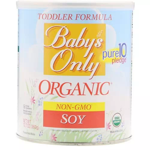 Nature's One, Baby's Only Organic, Toddler Formula, Soy, 12.7 oz (360 g) Review