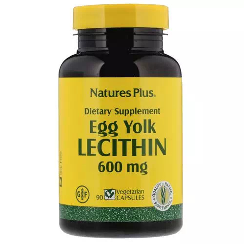 Nature's Plus, Egg Yolk Lecithin, 600 mg, 90 Vegetarian Capsules Review
