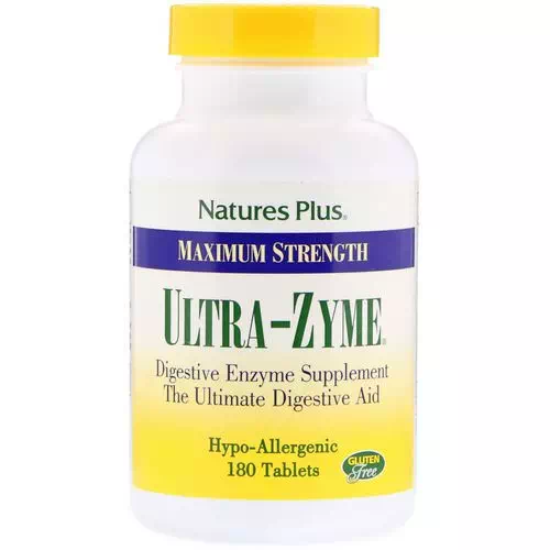 Nature's Plus, Maximum Strength Ultra-Zyme, 180 Tablets Review