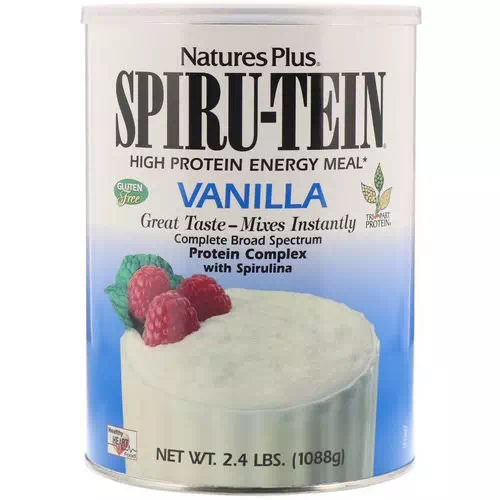 Nature's Plus, Spiru-Tein High Protein Energy Meal, Vanilla, 2.4 lbs (1088 g) Review