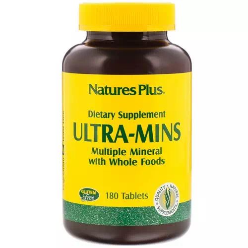 Nature's Plus, Ultra-Mins, Multiple Mineral with Whole Foods, 180 Tablets Review