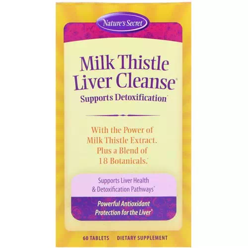 Nature's Secret, Milk Thistle Liver Cleanse, 60 Tablets Review