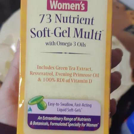 Women's 73 Nutrient Soft-Gel Multi with Omega-3 Oils