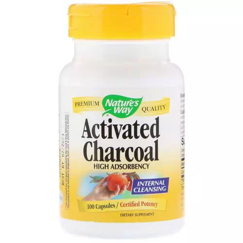Nature's Way, Activated Charcoal, 100 Capsules Review