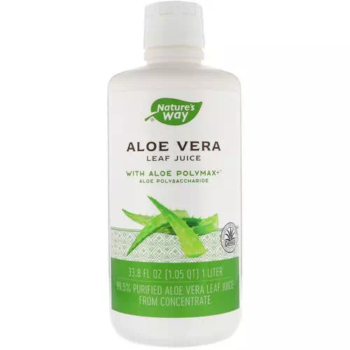Nature's Way, Aloe Vera, Leaf Juice, 33.8 fl oz (1 Liter) Review